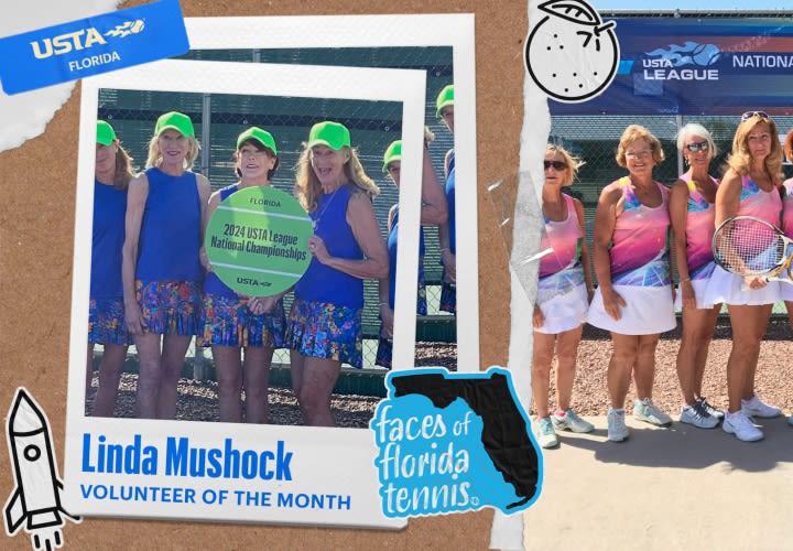 Collier County’s Linda Mushock named USTA Florida Tennis Volunteer of the Month